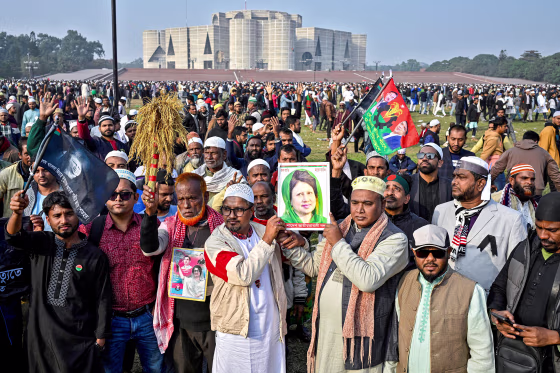 Bangladesh's former Prime Minister Khaleda Zia funeral in Dhaka.
