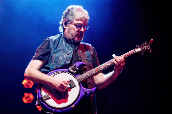 Bela Fleck performs with the Flecktones on December 20, 2025 in New Orleans.