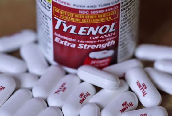 Tylenol caplets.
