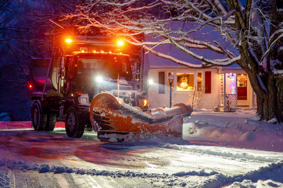 A snowplow.