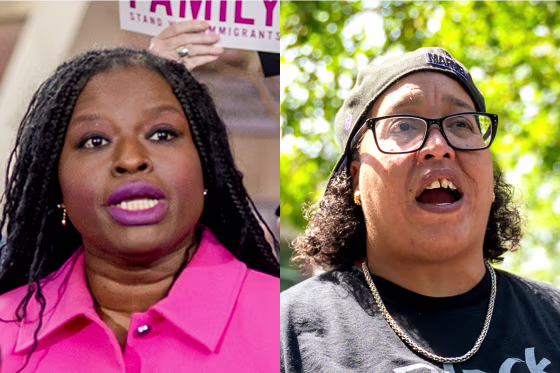 Split image of Nekima Valdez Levy-Armstrong and Chauntyll Louisa Allen