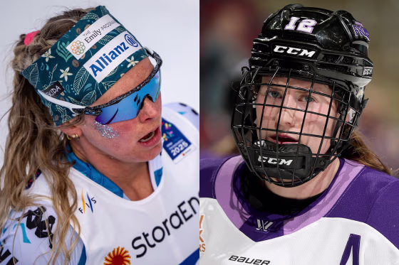 Jessie Diggins and Kelly Pannek.