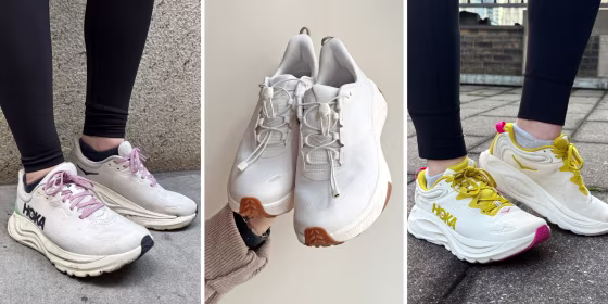 The NBC Select staff tested Hoka walking shoes by exercising, running errands and leisurely strolling in them outdoors and indoors.
