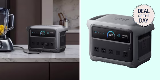 The Anker Solix C1000 is powerful, but not so large that it’s difficult to store.
