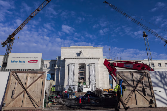 Federal Reserve construction.