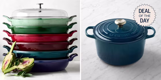 Williams Sonoma’s Spring Cookware Sale has items from Le Creuset, Staub, and other popular brands for more than half off.