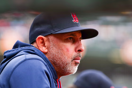 Image: Manager Alex Cora of the Boston Red Sox 