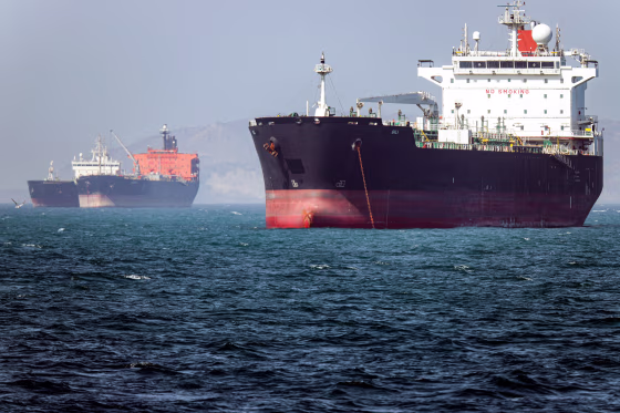 Ships docked on the water