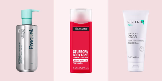 Gel and foaming acne body washes are safe for daily use and some are so gentle that they can even double as your facial cleanser.