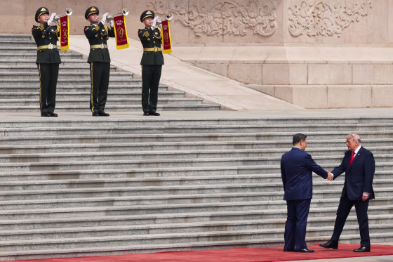 U.S. President Trump Meets With China's President Xi And Attends State Banquet