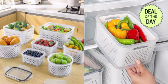 When not storing fruit, you can use these containers for regular meal prep.