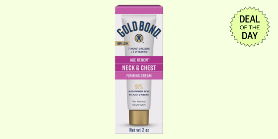 For maximum results, apply this neck cream twice a day, massaging it into skin with upward motions.