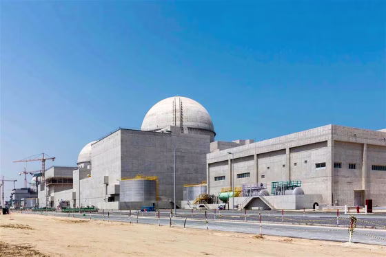Barakah nuclear power plant.