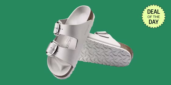 Birkenstock Arizona sandals have a contoured footbed with built-in arch support for comfort. 
