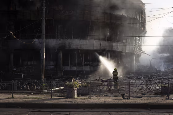 Russia Launches Massive Overnight Missile And Drone Attack On Kyiv