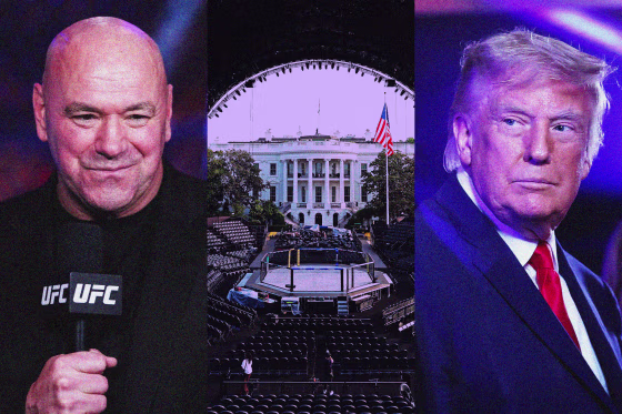 Dana White; The UFC arena built on the White House lawn; Donald Trump