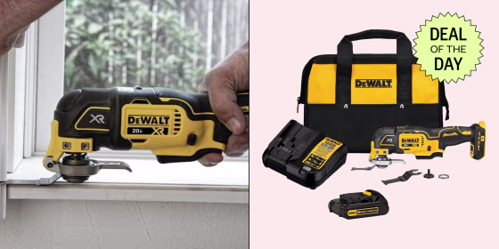 Dewalt’s Oscillating Tool Kit is the perfect gift for anyone who loves home improvement projects.