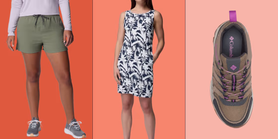 Find deals on hiking sneakers, sweat-wicking dresses and more during Columbia's summer sale.