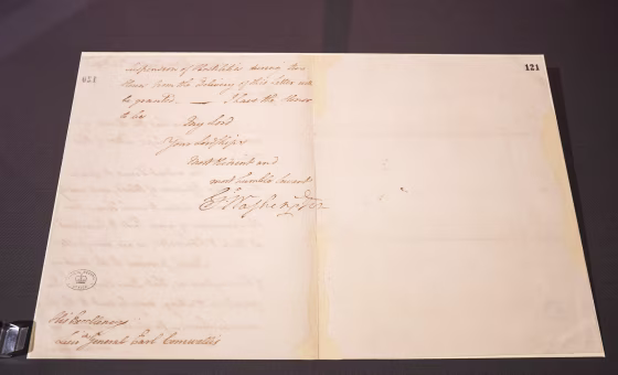 US Declaration of Independence exhibition