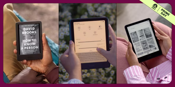Save almost 30% on a new Kindle Paperwhite with a glare-free screen, plus all the e-reader accessories you’ll need.