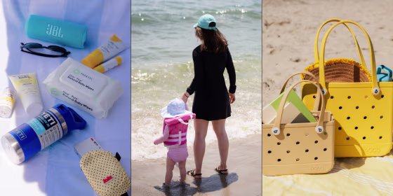 Taking small children to the beach can be more stressful than fun, but the right beach products can help ease the process.