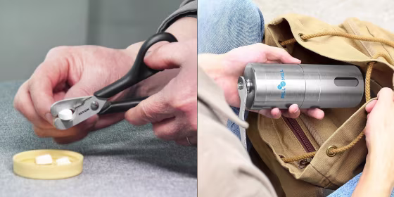 Pill cutters and crushers can help you get more accurate dosing and make swallowing medication easier.