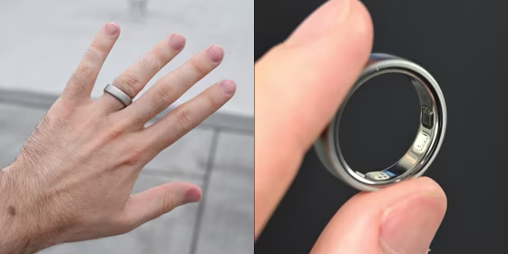 The Oura Ring 5 is 40% smaller than the Oura Ring 4, which is noticeable for previous Oura Ring owners.