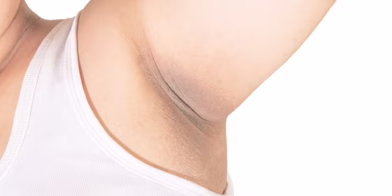 A few brands have released tinted deodorant aka deodorant concealer to help even out the skin tone in your armpits.