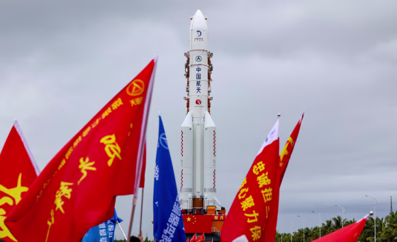 CHINA-HAINAN-WENCHANG-CHANG'E 7 LUNAR PROBE-TRANSFER-LAUNCHING AREA (CN)