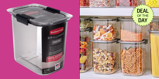 Rubbermaid’s food storage containers are available in several sizes and in multiple sets.