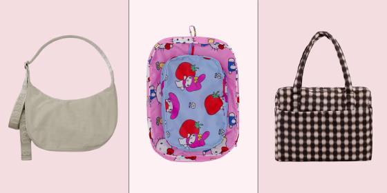 The brand is known for bags made from durable nylon that is easy to wipe clean.