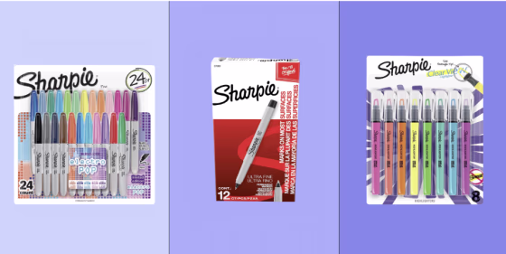 Sharpies are great for back-to-school, but they can also be used around the house to label boxes, write to-do lists and more.
