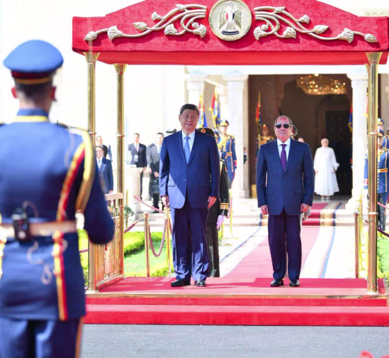 Egyptian President Fattah el-Sisi - Chinese President Xi Jinping meeting in Cairo