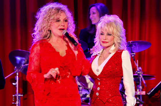 Stella Parton and Dolly Parton.