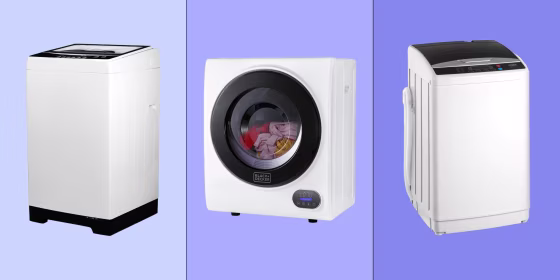 Portable washers and dryers are great for anyone who needs to clean laundry but doesn't have traditional laundry hookups.