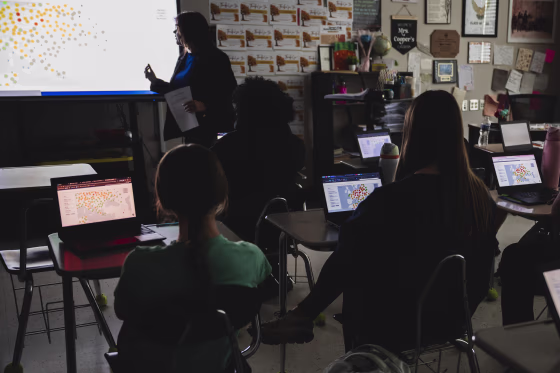 A social studies class at Granville Central Middle School in North Carolina on May 6, 2026.