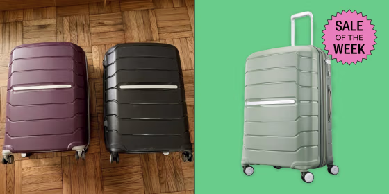 My belongings no longer take a beating when I'm traveling thanks to my Samsonite luggage, which is currently on sale.