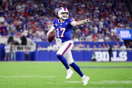 Josh Allen #17 of the Buffalo Bills.
