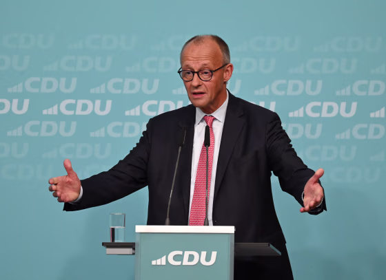 German Chancellor Merz and CDU candidate Evers lead final campaign push for Berlin state election