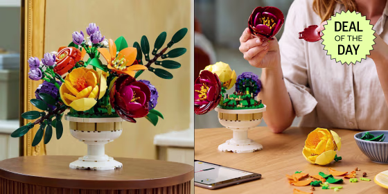 The Lego Botanicals set includes 14 different flower varieties.