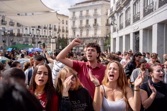 The Camp In Sol Continues As People Wait For The Government To Issue The ‘maricarmen Decree’