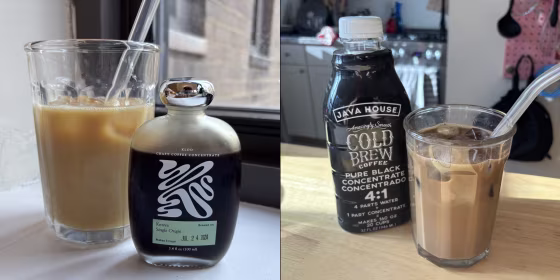 When preparing your cold brew, pay attention to the brand’s suggested dilution ratio, which will determine how strong (or weak) your coffee will be.