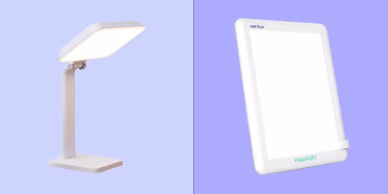 Light therapy lamps simulate the light of a sunny sky and can be helpful for those feeling drained by winter weather.