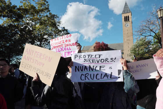Cornell Students Protest University's Handling Of Sexual Assault Case