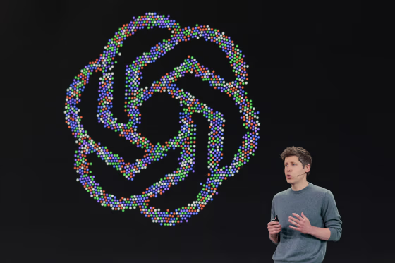 OpenAI CEO Sam Altman speaks.