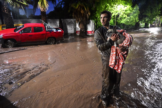TOPSHOT-CHILE-WEATHER-RAINS-FLOOD