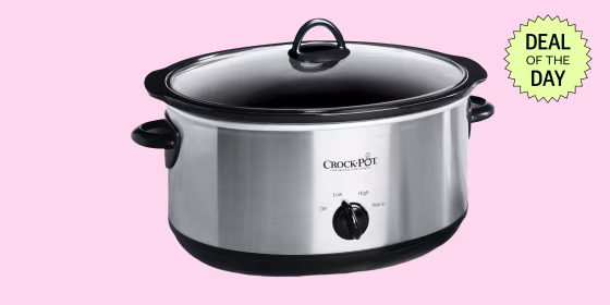 This Crock-Pot slow cooker can fit enough food to feed up to nine people.