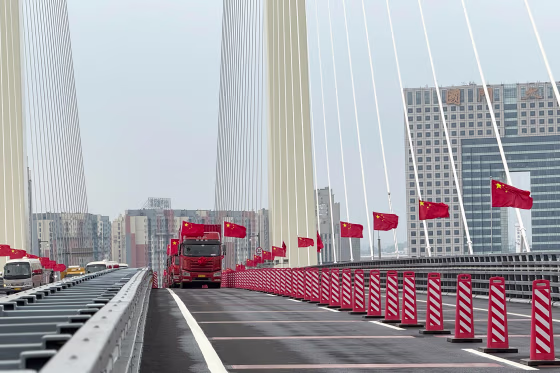China Dprk Yalu River New Bridge Opening Ceremony - 15 Oct 2026