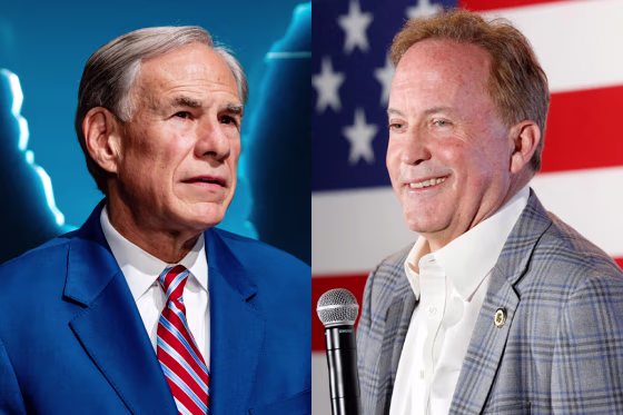 Texas Gov. Greg Abbott; Texas Attorney General Ken Paxton.