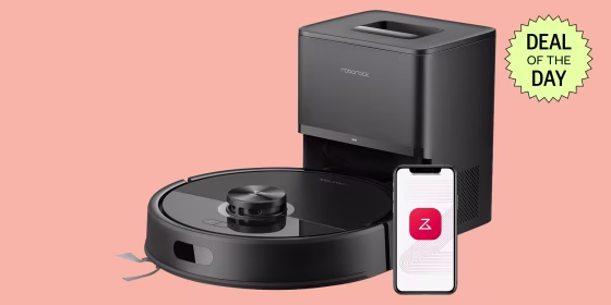This smart Roborock robot vacuum tackles pet hair, dust and debris while navigating your home.
